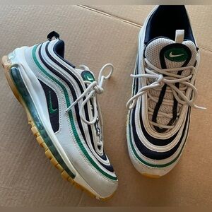 Nike Air Max 97 Men's Shoes Photon DUST/Dark Obsidian/White/Malachi 9.5